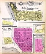 Gilmore Township, Cedar Run, Onkeonwe Beach, Lake Ann, Haley's Resort, Elberta, Benzie County 1915